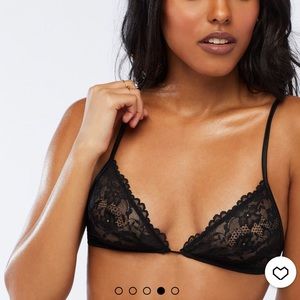 Floral Lace Triangle Bralette